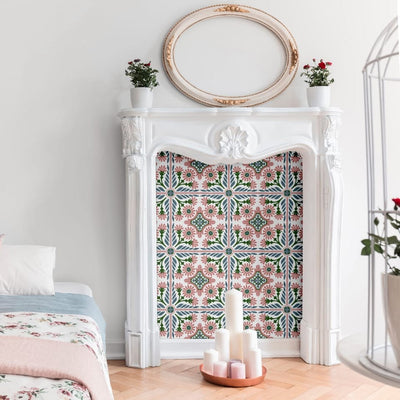 Jardin MINI Rose Moroccan Wall & Floor Tile 15cm x 15cm