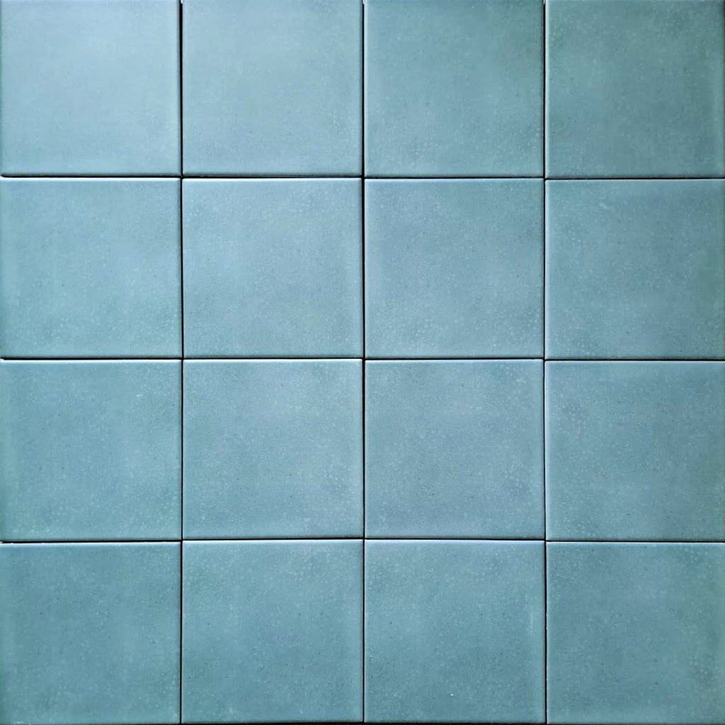 Rubins Green Base MINI Moroccan Porcelain Wall & Floor Tile 15cm x 15cm