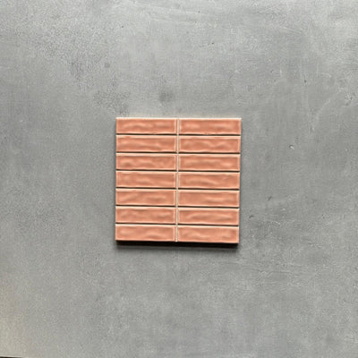 Confectionary Tile DECOR  Coral Pink Wall Tile 20m x 20cm