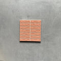 FULL TILE SAMPLE Confectionary DECOR Coral Pink 20cm x 20cm