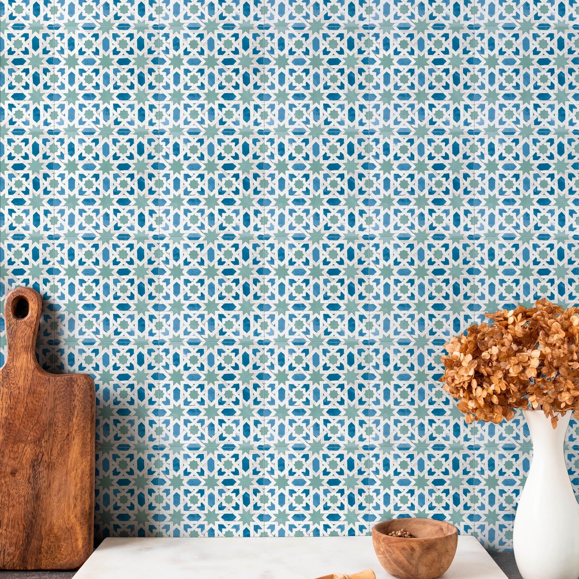 FULL TILE SAMPLE Persia Jadida 15cm x 15cm