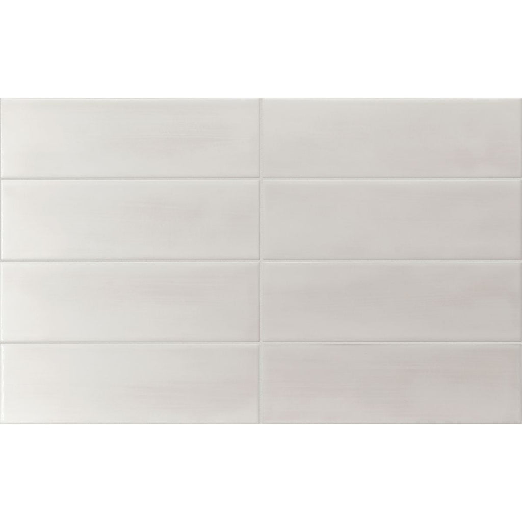 Osaka Brick Tile White Moroccan Handmade Tile Style 6.5cm x 20cm