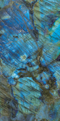 CUT TILE SAMPLE Lumen Precious Stone | Labradorite Polished Porcelain Tiles  | 60cm x 120cm