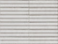 FULL TILE SAMPLE Levent Antique White FLUTED Gloss Decor Porcelain Tiles 6cm x 24cm