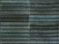 FULL TILE SAMPLE Levent Blue FLUTED Gloss Decor Porcelain Tiles 6cm x 24cm