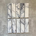 FULL TILE SAMPLE | Fayrouz Honed Lilac Marble | 5cm x 20cm