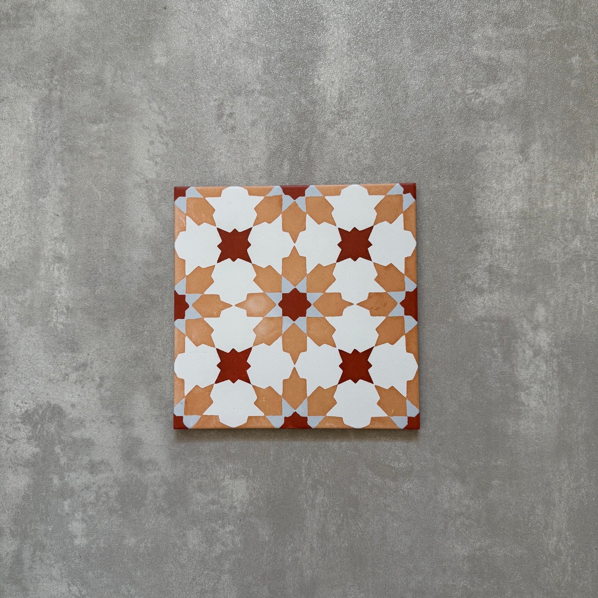 FULL TILE SAMPLE Madeira Clay 20cm x 20cm