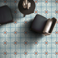 Marseilles Marine Green Moroccan Tile 20cm x 20cm