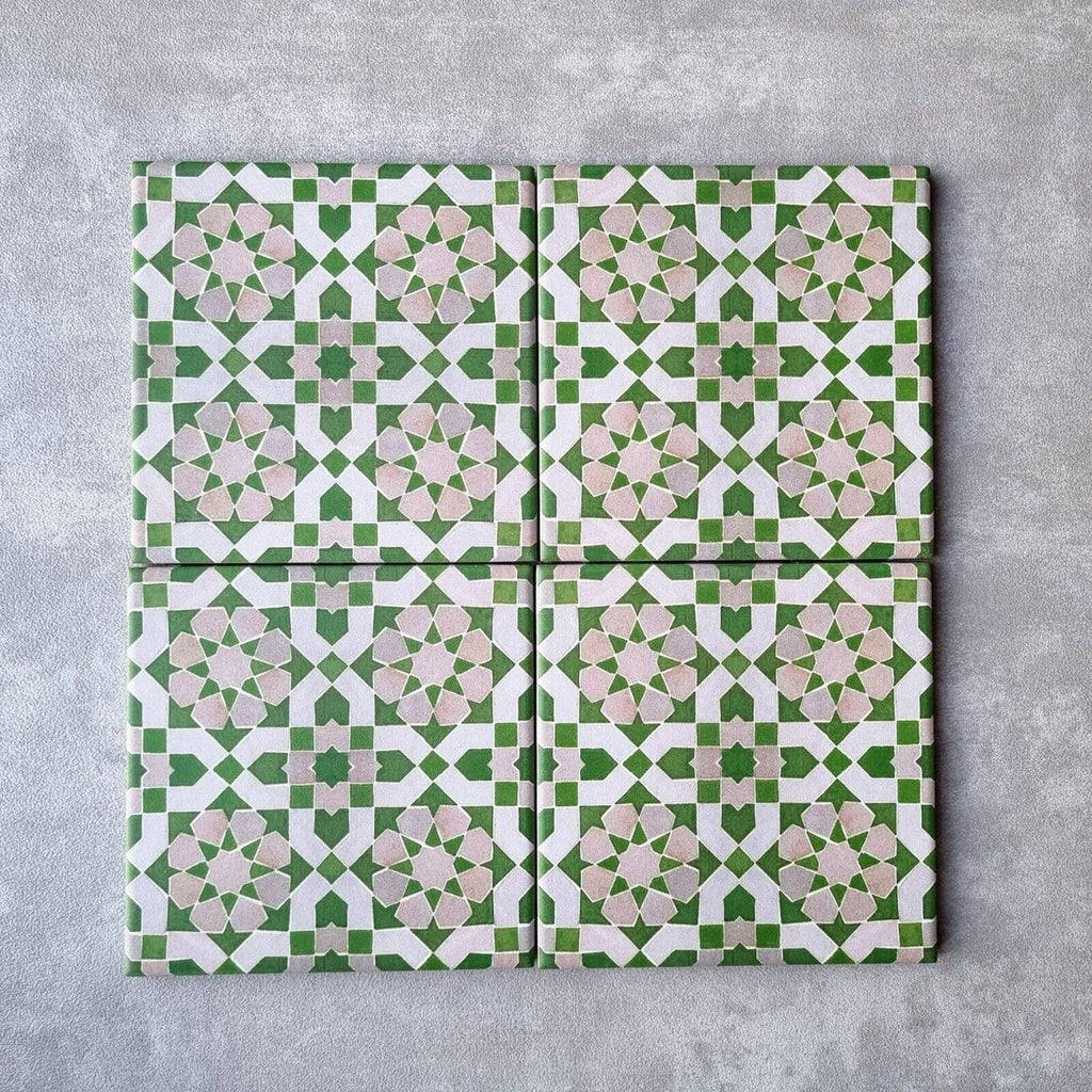 Maroc Sale MINI Moroccan Porcelain Wall & Floor Tile 15cm x 15cm