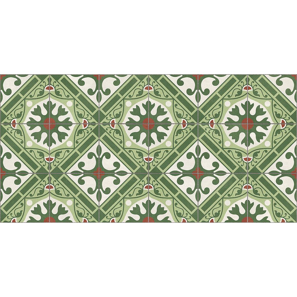 CUT TILE SAMPLE *2cm* Mediterraneo Corfu Patterned Outdoor Slabs 50 x 100cm
