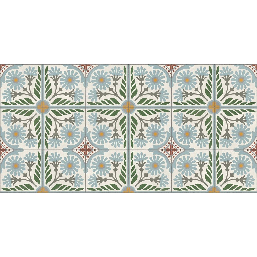 CUT TILE SAMPLE *2cm* Mediterraneo Olbia Patterned Outdoor Slabs 50 x 100cm