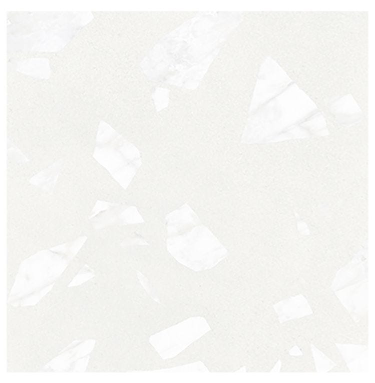CUT TILE SAMPLE Melody ROCK Terrazzo White 60cm x 60cm