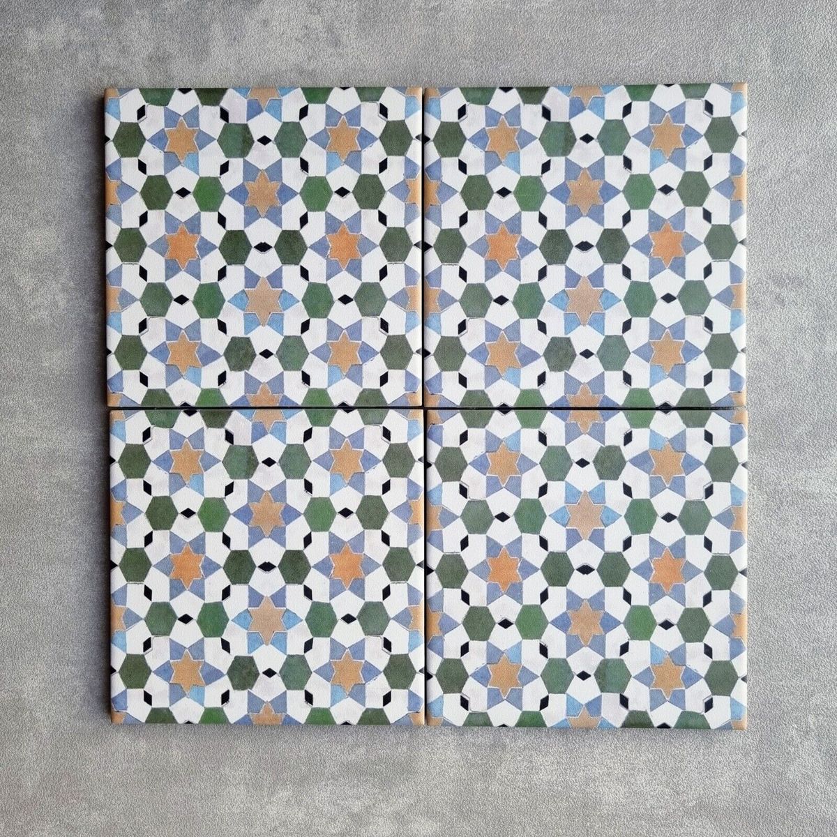 FULL TILE SAMPLE Meknes Boreal MINI 15cm x 15cm