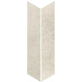 FULL TILE SAMPLE Monzo Stone CHEVRON Sand 10cm x 53cm