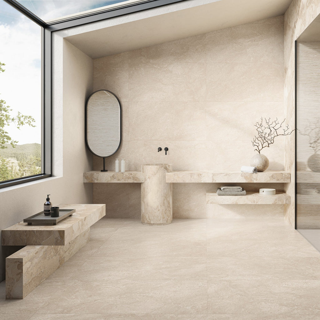 Riad Avorio Neutra Stone | Wall & Floor Tiles | 60cm x 60cm
