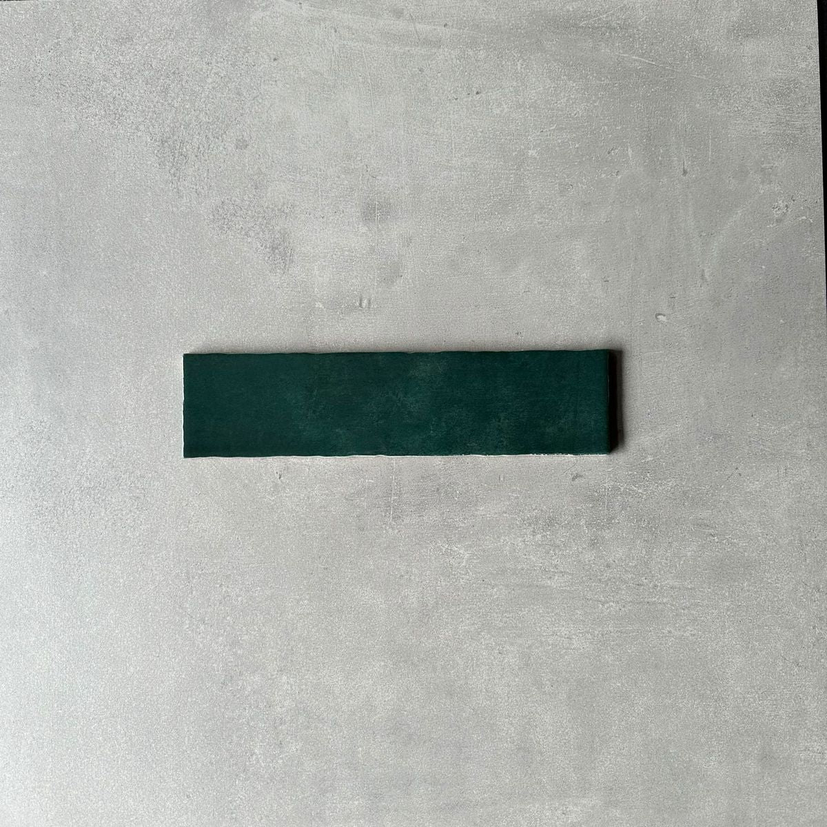 FULL TILE SAMPLE Nairobi GLOSS Moss Green 7.5cm x 30cm