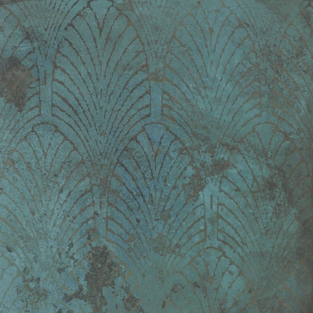 Verde Patterns Copper Oxide Metallic Wall & Floor Tile 60cm x 60cm