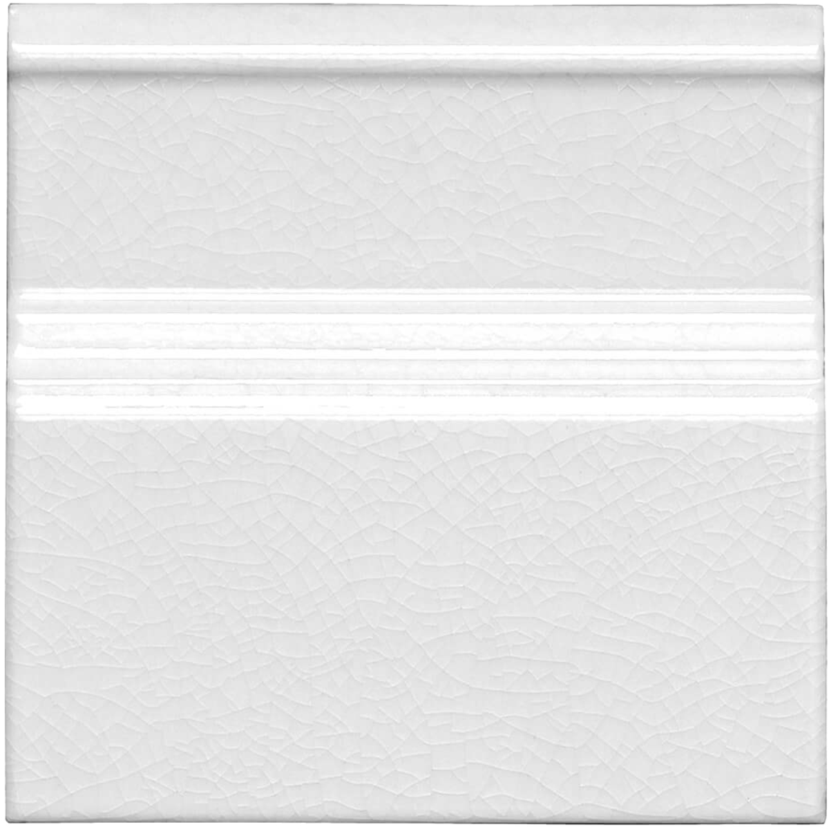 FULL SAMPLE Pimlico SKIRTING/BORDER White Crackled Glaze