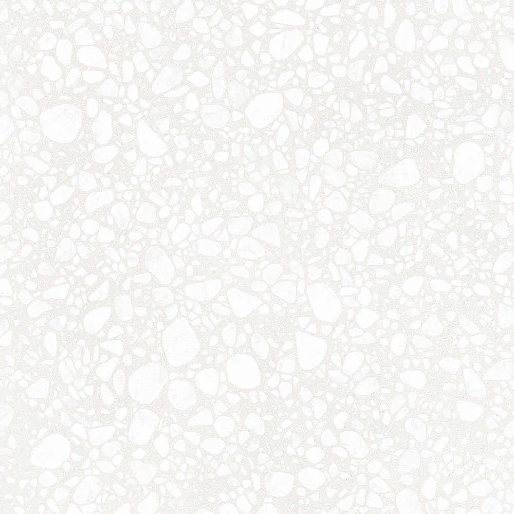 CUT TILE SAMPLE Melody POP Terrazzo White  60cm x 60cm