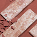 Amalfi Brick Rouge Vintage Marble Wall & Floor Tiles 5.4cm x 22cm FULL TILE SAMPLE