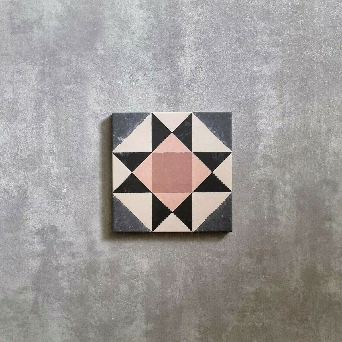 FULL TILE SAMPLE Richmond Manor MINI Rose Pink 15cm x 15cm