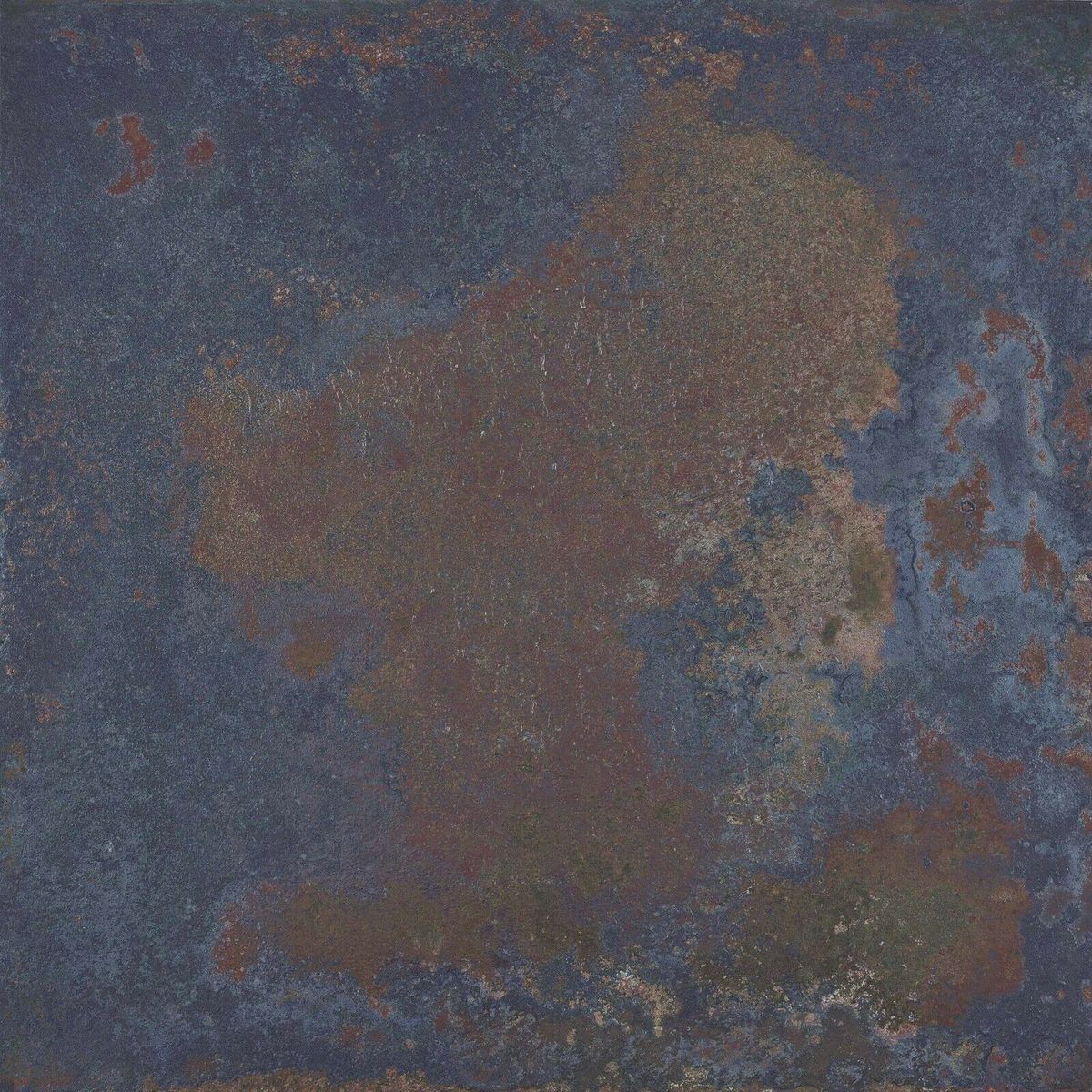 CUT TILE SAMPLE Vanderberg Sapphire Oxide Metallic Wall & Floor Tile Slabs 50 x 100cm