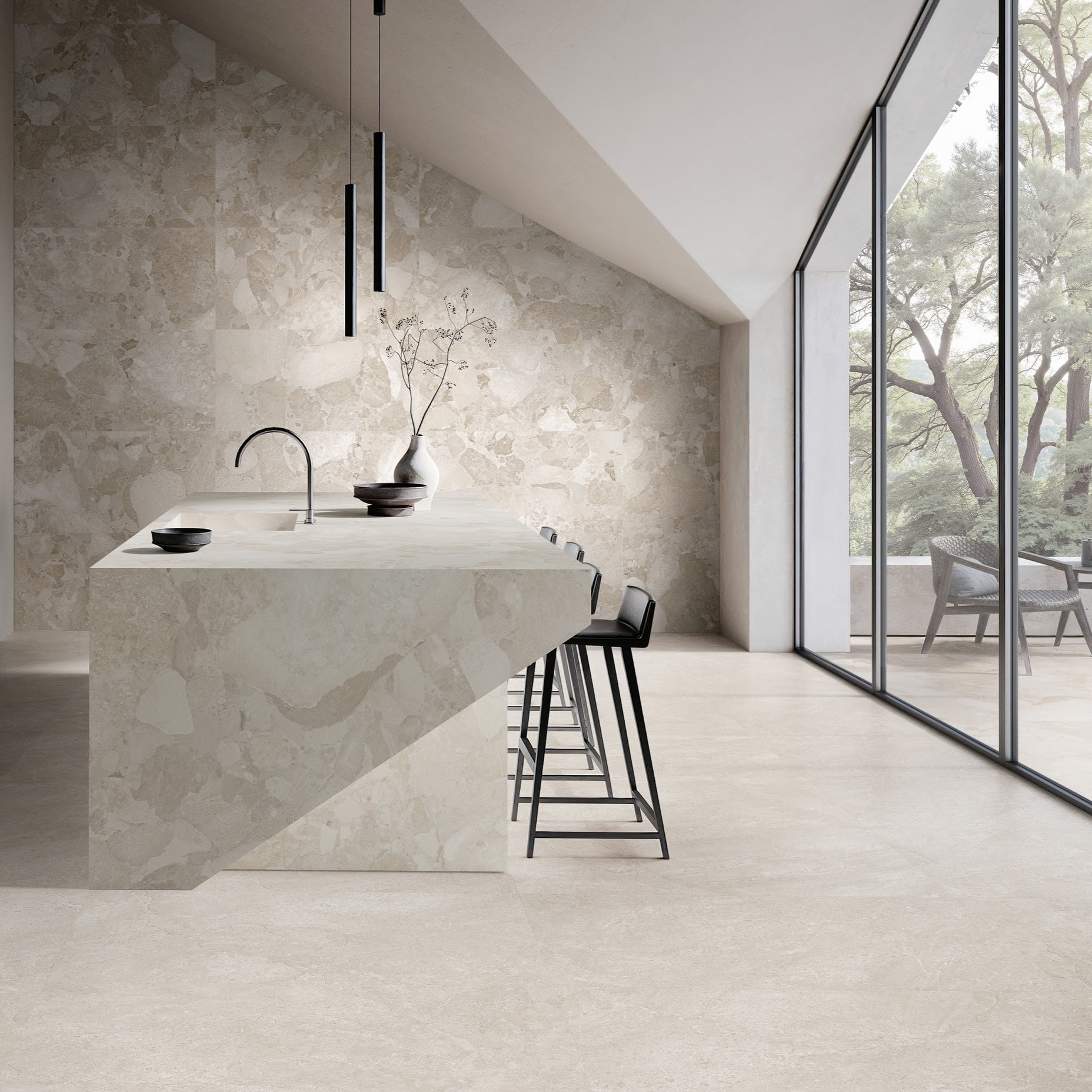 Riad Avorio Sassi Stone | Wall & Floor Tiles | 30cm x 60cm