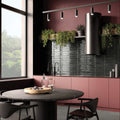 Levent Black Brick | Wall & Floor Gloss Porcelain Tiles | 6cm x 24cm