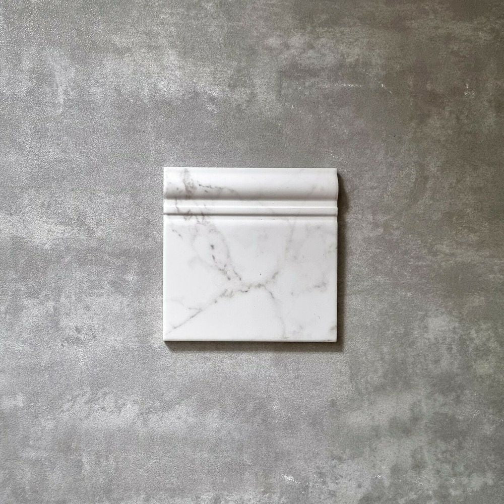 Hampton Marble Skirting Border Wall Tiles 15cm x 15cm