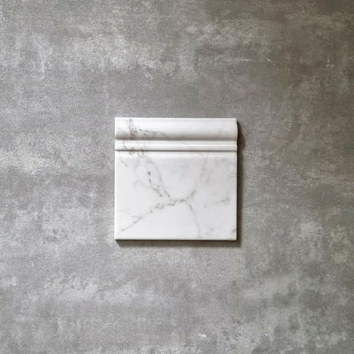 Hampton Marble Skirting Border Wall Tiles 15cm x 15cm