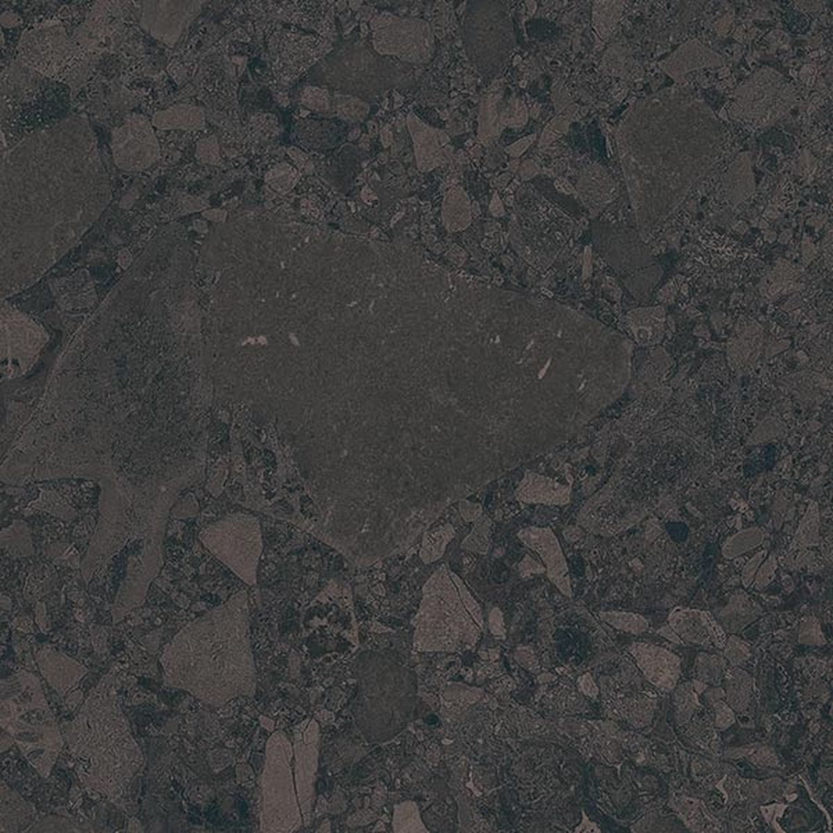 CUT TILE SAMPLE Terrazerri Terrazzo Black 60cm x 60cm (cut piece 15cm x 30cm approx)