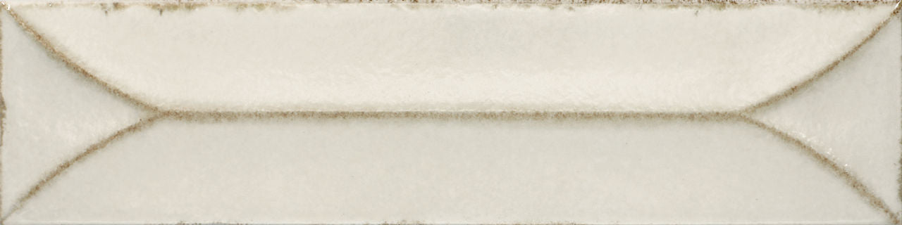 Baroque Decor Vanilla Porcelain Wall Tiles 9.1cm x 37.5cm