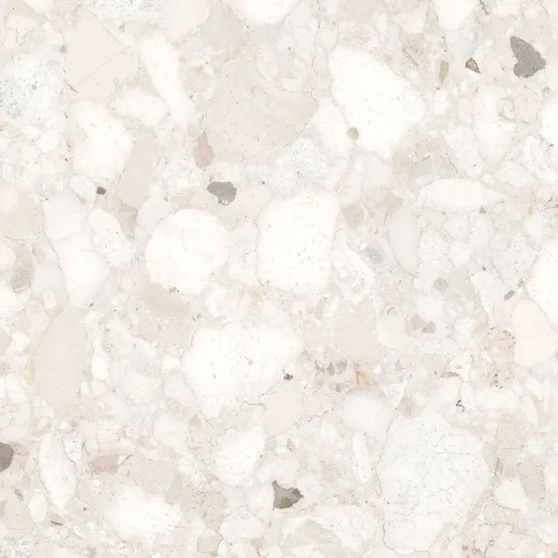 CUT TILE SAMPLE Venice Terrazzo Ivory Matt 60cm x 60cm