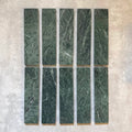 FULL TILE SAMPLE | Fayrouz Honed Verde Marble | 5cm x 20cm