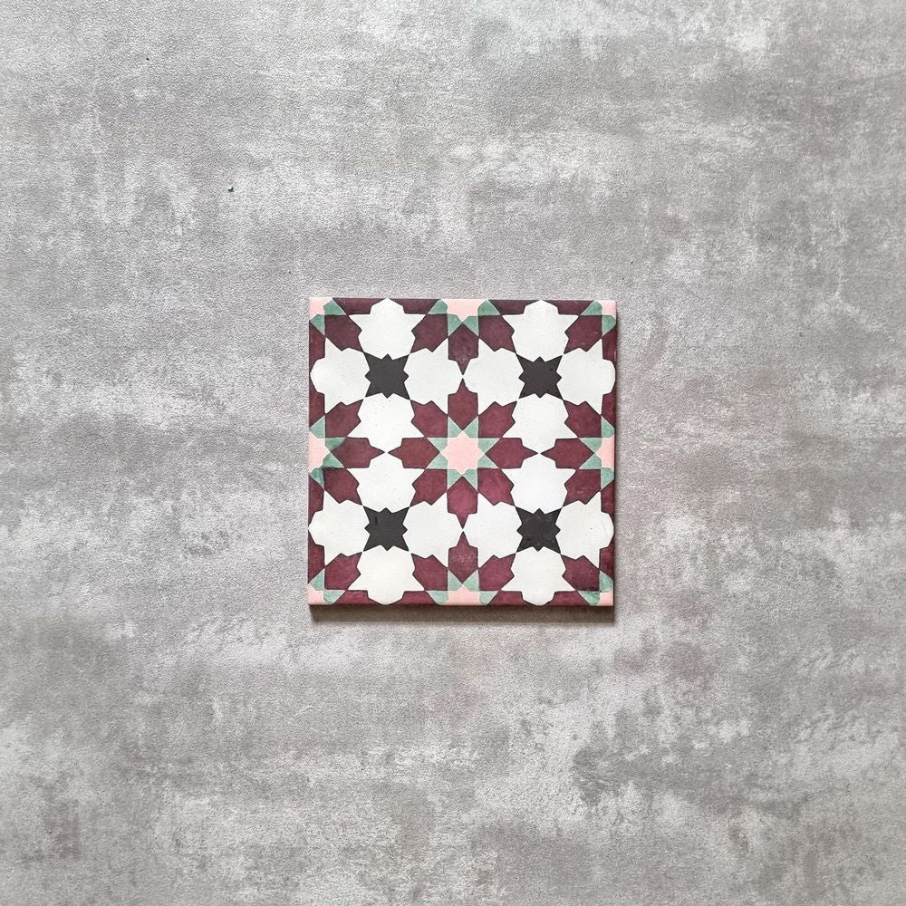 Madeira Vino Moroccan Wall & Floor Tiles 20cm x 20cm