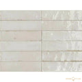FULL TILE SAMPLE Levent Antique White Porcelain Wall Tiles & Floor Tiles 6cm x 24cm