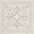 Regency Tin White Embossed Wall Panel Tiles FULL TILE SAMPLE