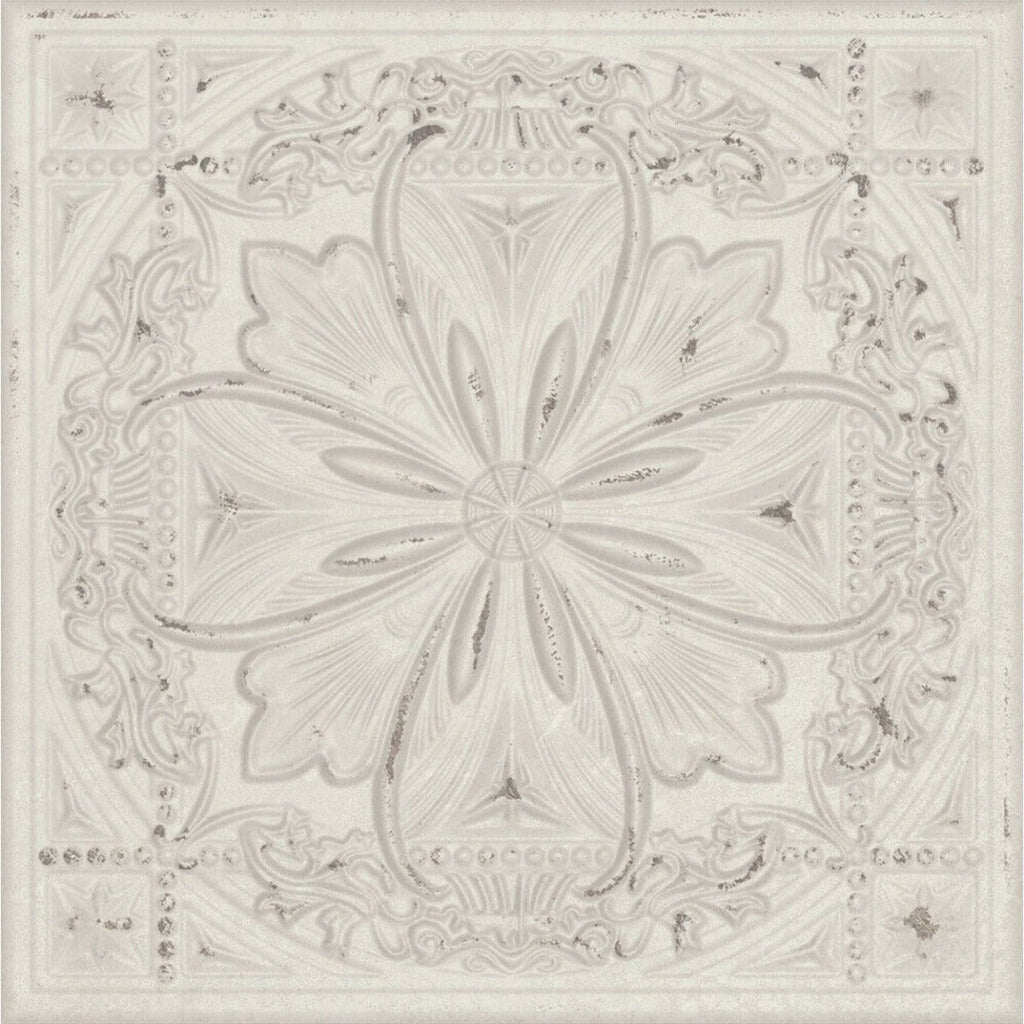 Regency Tin White Embossed Wall Panel Tiles