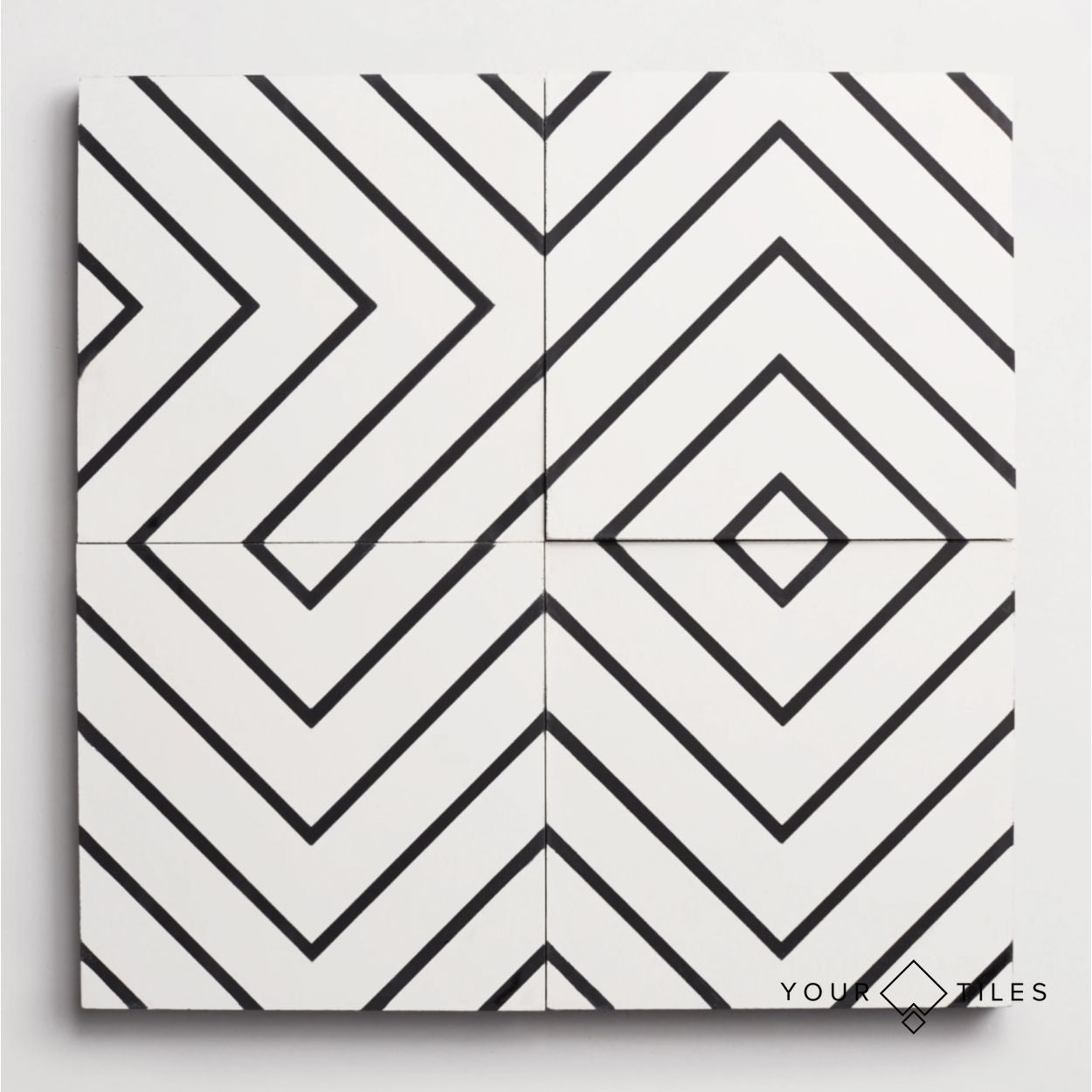 FULL TILE SAMPLE Almeira Jilani Blanco / White 20cm x 20cm