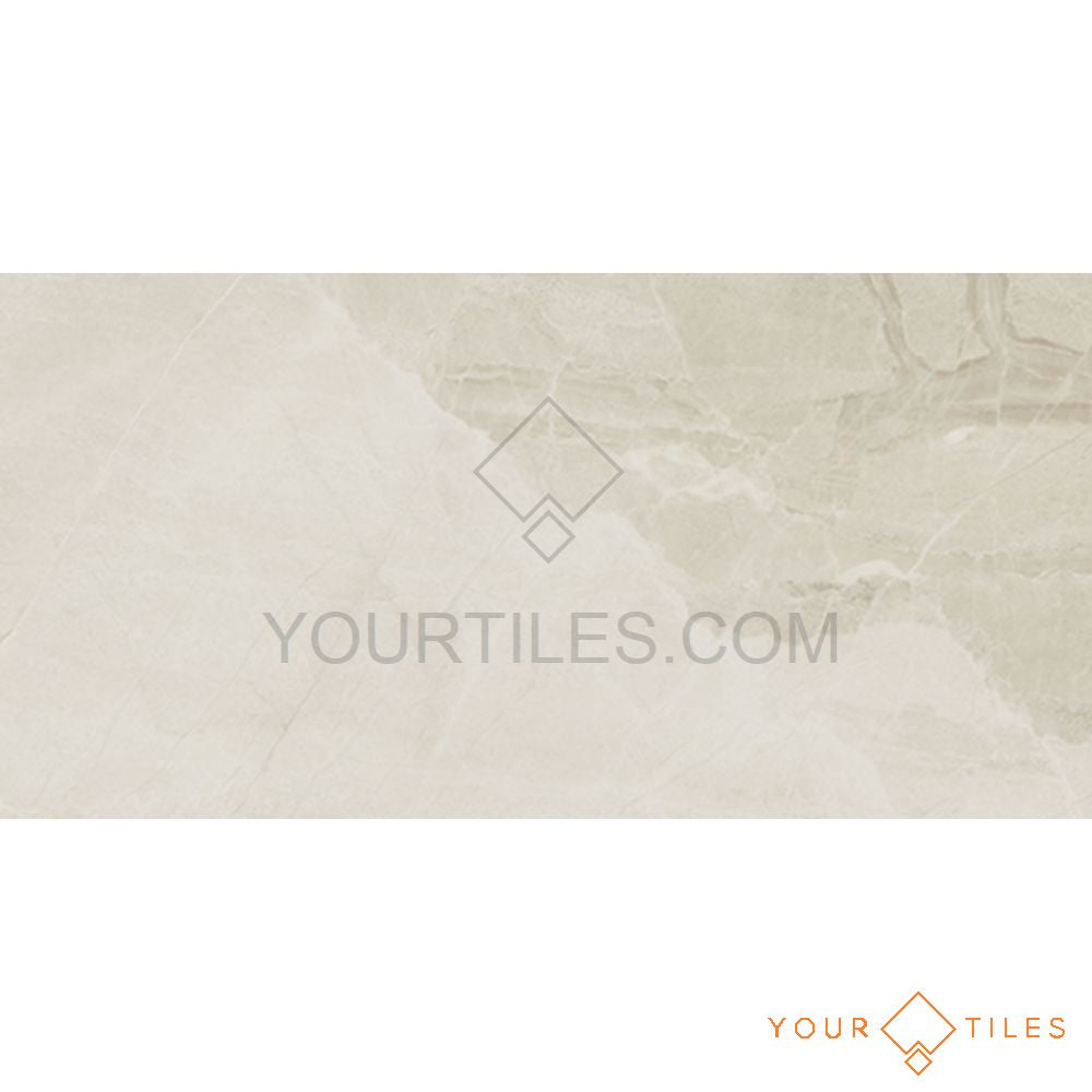 CUT TILE SAMPLE Roman White Stone Effect 30cm x 60cm (Cut piece 15cm x 30cm)