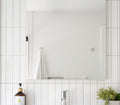 Brooklyn White Matt | Flat Subway Metro Brick Wall Tile | 7.5cm x 30cm