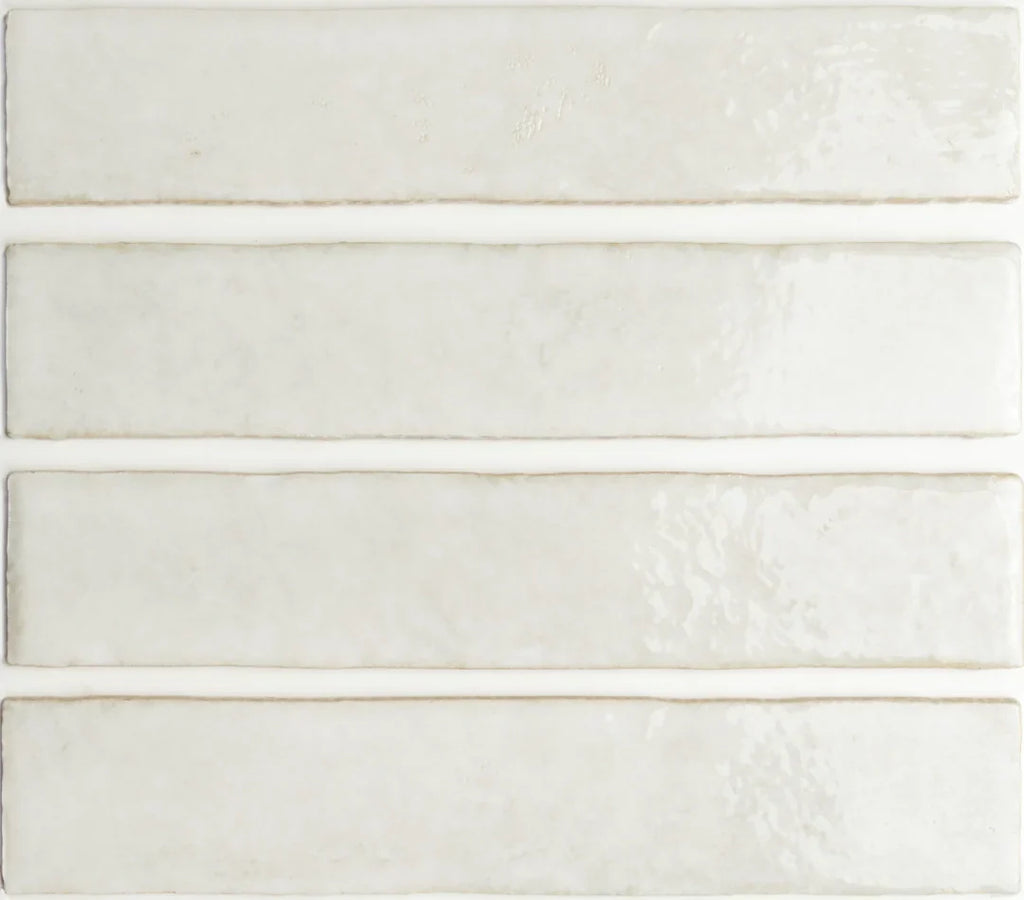 Pottery Brick Tile | Blanco | Wall Tile | 5cm x 25cm | FULL TILE SAMPLE