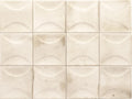 FULL TILE SAMPLE Saigon White Decor Square Wall Tiles | 10cm x 10cm
