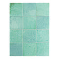 FULL TILE SAMPLE Bora Bora Square Aqua | 10cm x 10cm