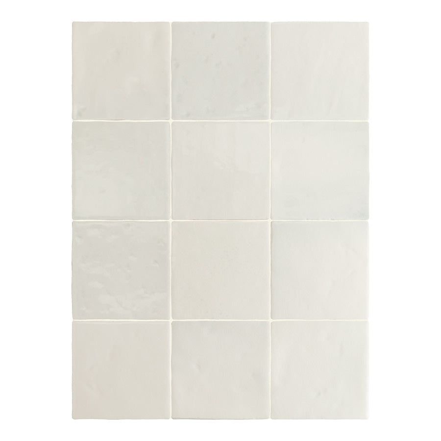FULL TILE SAMPLE Bora Bora Square White Sand | 10cm x 10cm