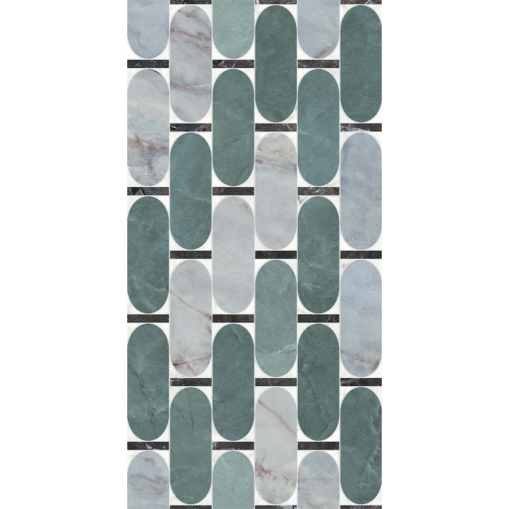 CUT TILE SAMPLE | Lucca Abacus | 3D Décor | 60cm x 120cm
