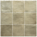 FULL TILE SAMPLE Zellige Weald Green Matt Square | Moroccan Style | 10cm  x 10cm